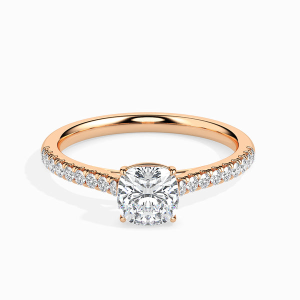 Golden Hues: 1.3 ct Diamond Ring with a 2.81kt Gold Glow
